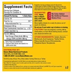 Alternative view of Nature Made Omega 3 Fish Oil, 1000mg. Support For Heart, Brain, Eye & Optimal Wellness,   150 Softgels                                                        Exp: 01/2029