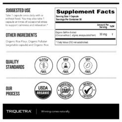 Alternative view of Triquetra Pure Saffron Extract, With Optimized Bioactives,30MG. Improves Mood, Calmness, Focus, & Energy,       30 Capsules.                                               Exp: 06/2028