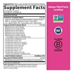 Alternative view of Garden Of Life Dr Formulated Womes pH, 3-in-1 Complete Pro, Pre & Postbiotics, 50 Billion CFU. For Immune & Vaginal Health, Bloating, Constipation       30 Count                                          Exp: 06/2028