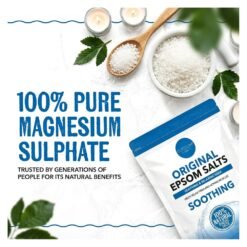 Alternative view of Elysium Original Epsom Bath Salts.  For Muscle Relaxation, Soreness Relief,  Detox Support. - 450g                               Exp: 02/2029