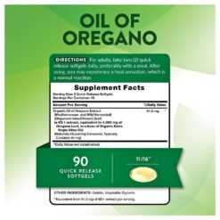 Alternative view of Nature's Truth Oil of Oregano With Carvacrol. For Antimicobial, Antioxidant Support. Exp:  01/2029