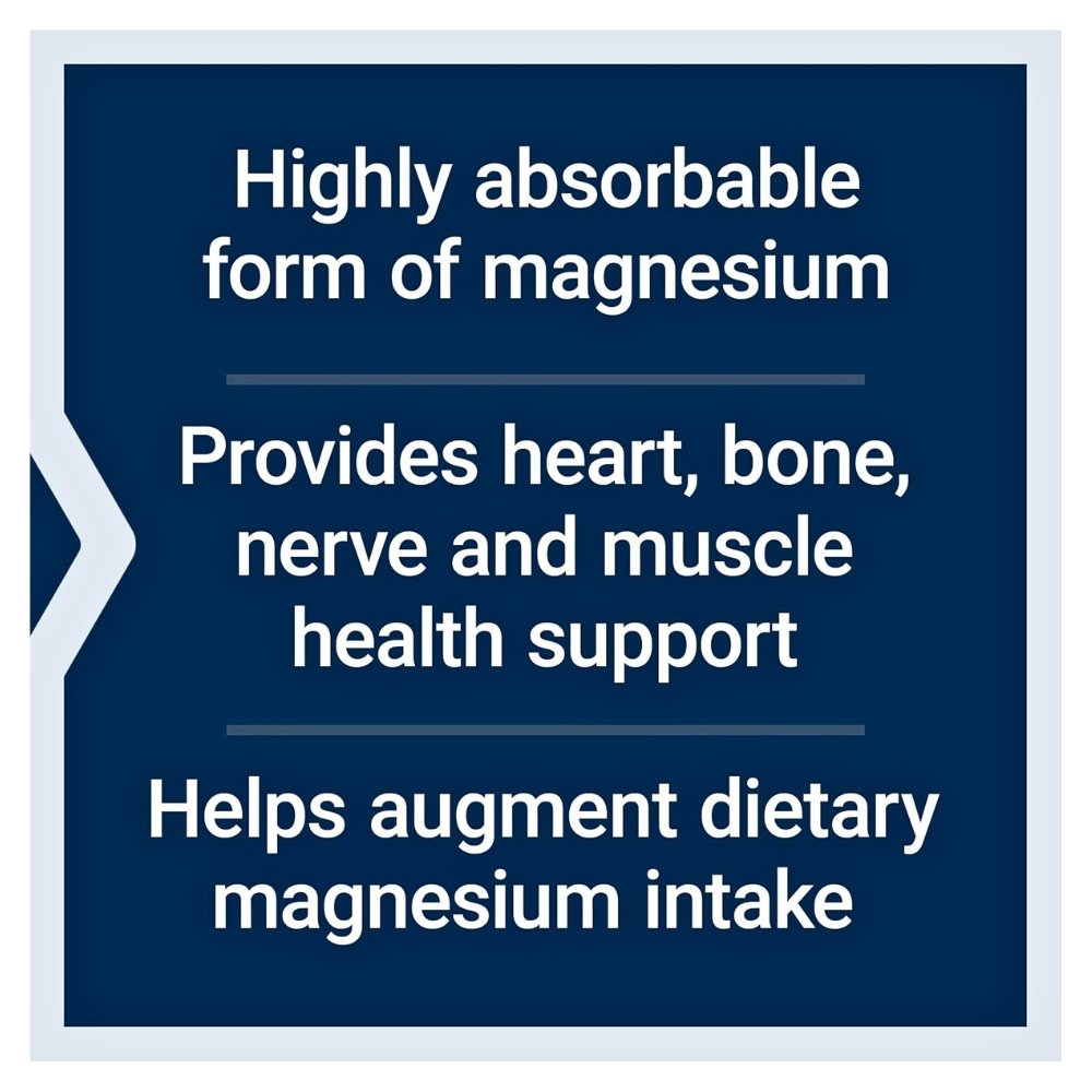Life Extension Magnesium Glycinate, 105MG. For Blood Pressure Control, Restful Sleep, Bone Health, 90 Capsules. Exp: 06/2028 - Image 4