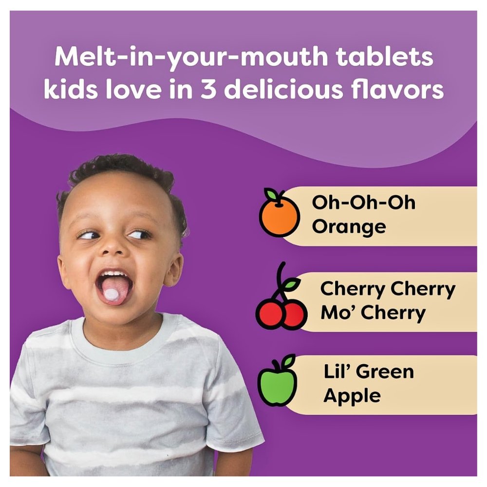 Renzo's Picky Eater Kids Multivitamin with Iron. 18 Essential vitamins & Minerals to fill Nutritional gaps, Boost Apeetite, 60 Dissolvable Tabs, Exp: - Image 5